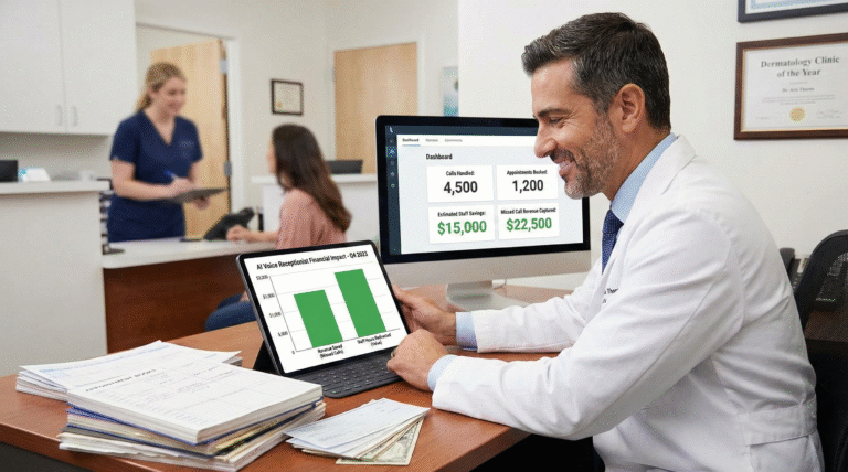 The ROI of AI Receptionists: How Smart Automation Turns Every Patient Call into Profit