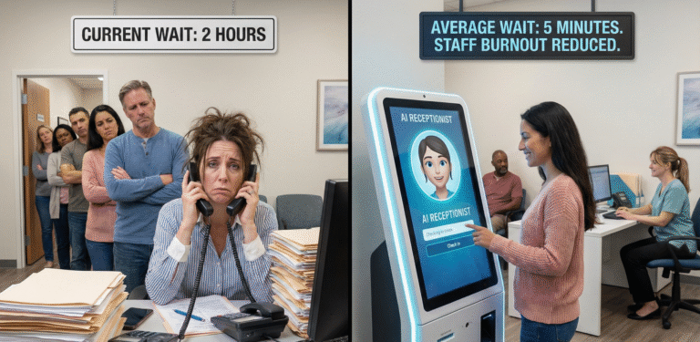The Clinic Efficiency Crisis: How AI Receptionists Reduce Staff Burnout and Transform Patient Experience