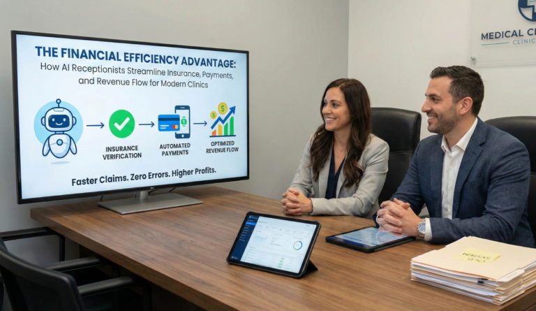 the financial efficiency advantage of AI receptionists